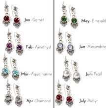 Load image into Gallery viewer, Swarovski Crystal Dainty Birthstone Earrings E1248 - Sweet Romance Wholesale