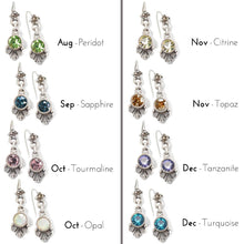 Load image into Gallery viewer, Swarovski Crystal Dainty Birthstone Earrings E1248 - Sweet Romance Wholesale