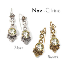 Load image into Gallery viewer, Swarovski Crystal Dainty Birthstone Earrings E1248 - Sweet Romance Wholesale