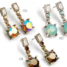 Load image into Gallery viewer, Crystal Orb Earrings E1252 - Sweet Romance Wholesale