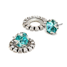 Load image into Gallery viewer, Crystal Halo Earrings E1256 - Sweet Romance Wholesale