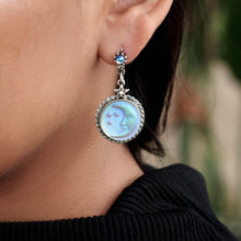 Load image into Gallery viewer, Iridescent Moon Earrings E1258-SIL - Sweet Romance Wholesale