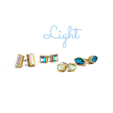 Load image into Gallery viewer, Set of 4 Crystal Stud Earrings E1259 - Sweet Romance Wholesale