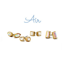 Load image into Gallery viewer, Set of 4 Crystal Stud Earrings E1259 - Sweet Romance Wholesale