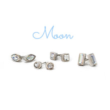 Load image into Gallery viewer, Set of 4 Crystal Stud Earrings E1259 - Sweet Romance Wholesale