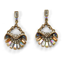 Load image into Gallery viewer, Art Deco Aurora Scallop Shell Ocean Earrings E1267 - Sweet Romance Wholesale