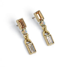 Load image into Gallery viewer, Baguette Post Earrings E1274 - Sweet Romance Wholesale
