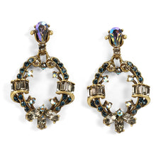 Load image into Gallery viewer, Crystal Loop Earrings E1286-BL - Sweet Romance Wholesale
