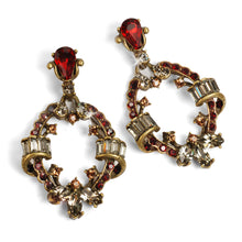 Load image into Gallery viewer, Crystal Loop Earrings E1286-BL - Sweet Romance Wholesale