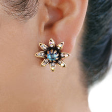 Load image into Gallery viewer, Night Flower Stud Earrings - Sweet Romance Wholesale