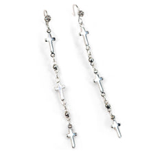 Load image into Gallery viewer, Keep the Faith Tiny Crosses Earrings E1321 - Sweet Romance Wholesale