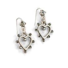 Load image into Gallery viewer, Crystal Outline Heart Earrings E1324 - Sweet Romance Wholesale