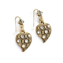 Load image into Gallery viewer, XO Heart Earrings E1326 - Sweet Romance Wholesale