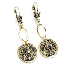 Load image into Gallery viewer, Window to the Soul Vintage Medallion Earrings E1338 - Sweet Romance Wholesale