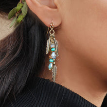 Load image into Gallery viewer, Feathers and Beads 1960s Earrings E1350 - Sweet Romance Wholesale