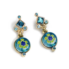 Load image into Gallery viewer, Millefiori Glass Round Candy Earrings - Sweet Romance Wholesale