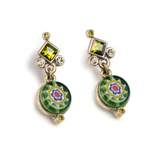 Load image into Gallery viewer, Millefiori Glass Round Candy Earrings - Sweet Romance Wholesale