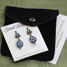 Load image into Gallery viewer, Millefiori Glass Round Candy Earrings - Sweet Romance Wholesale