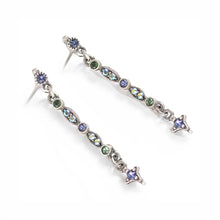 Load image into Gallery viewer, Thin Crystal Bar Earrings E1388 - Sweet Romance Wholesale