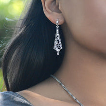 Load image into Gallery viewer, Art Deco Vintage Taper Earrings E139 - Sweet Romance Wholesale