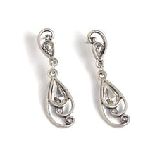 Load image into Gallery viewer, Gypsy Lace Crystal Wedding Earrings - Sweet Romance Wholesale