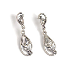 Load image into Gallery viewer, Gypsy Lace Crystal Wedding Earrings - Sweet Romance Wholesale