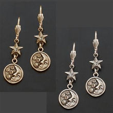 Load image into Gallery viewer, Moon &amp; Stars Earrings E1398 - Sweet Romance Wholesale