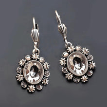 Load image into Gallery viewer, Oval Crystal Classic Earrings E1444 - Sweet Romance Wholesale