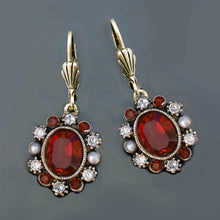 Load image into Gallery viewer, Oval Crystal Classic Earrings E1444 - Sweet Romance Wholesale
