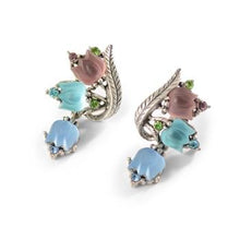Load image into Gallery viewer, Triple Satin Tulips Earrings - Sweet Romance Wholesale