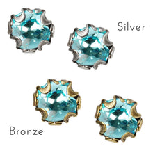 Load image into Gallery viewer, Birth Month Cushion Cut Stud Earrings E1982 - Sweet Romance Wholesale