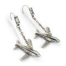 Load image into Gallery viewer, Retro Airplanes Earrings E215 - Sweet Romance Wholesale