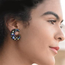 Load image into Gallery viewer, Indigo Blue Moon Earrings - Sweet Romance Wholesale