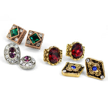 Load image into Gallery viewer, Sparkly Crystal Stud Earrings Set E363 - Sweet Romance Wholesale