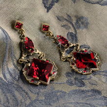 Load image into Gallery viewer, Art Deco Vintage Squares Earrings E540 - Sweet Romance Wholesale