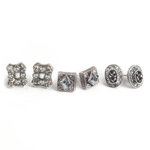 Load image into Gallery viewer, Earring Trio Set of 3 E636 - Sweet Romance Wholesale