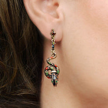 Load image into Gallery viewer, Snake Serpent Earrings E701