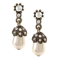 Load image into Gallery viewer, Pearl or Crystal Wedding Earrings - Sweet Romance Wholesale