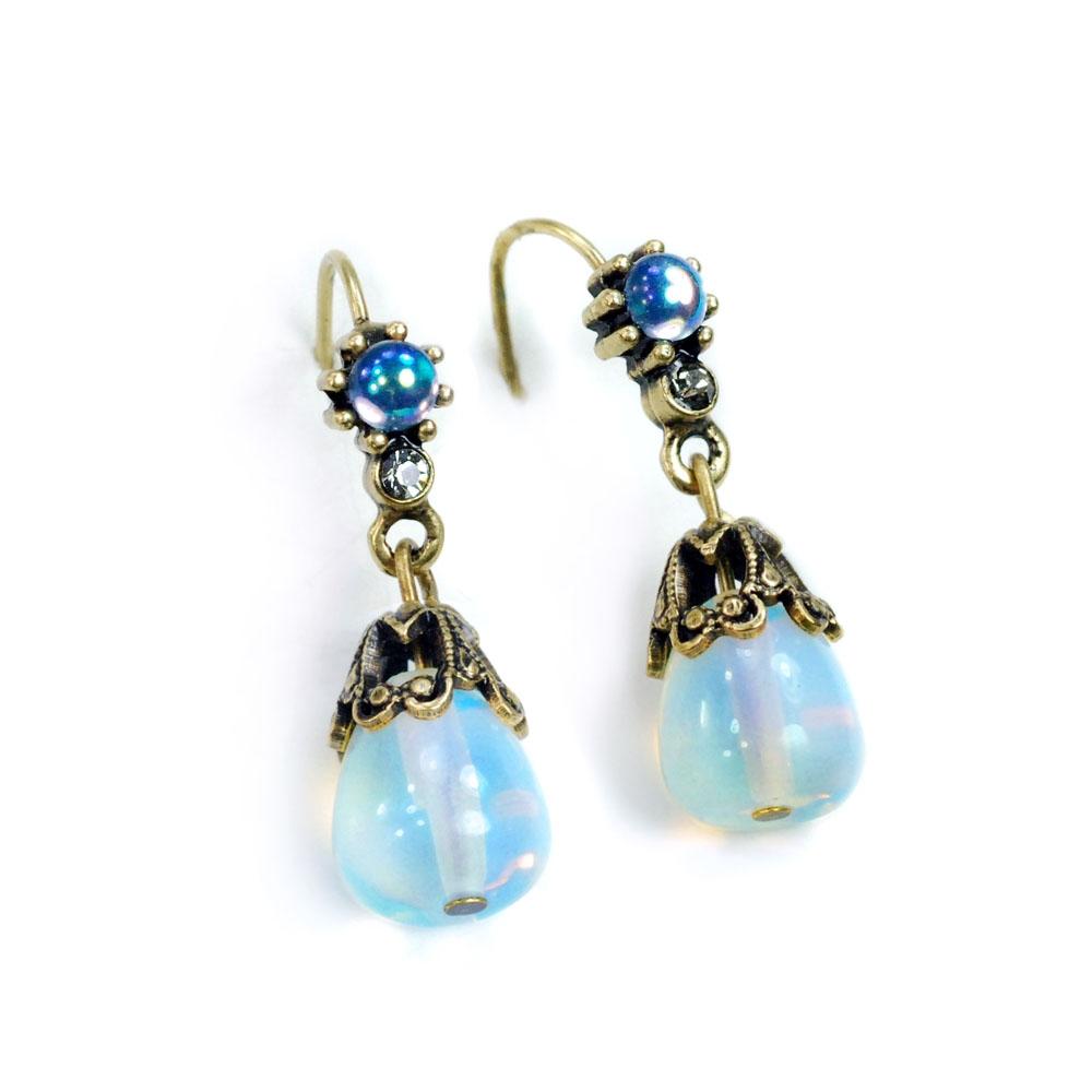 Iridescent Opaline Demi Earrings E926 | Sweet Romance – Sweet Romance ...