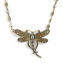 Load image into Gallery viewer, Iridescent Dragonfly Necklace - Sweet Romance Wholesale