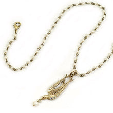 Load image into Gallery viewer, Swallow and Pearls Necklace - Sweet Romance Wholesale