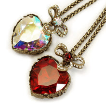 Load image into Gallery viewer, Hollywood Crystal Heart Pendant Necklace - Sweet Romance Wholesale