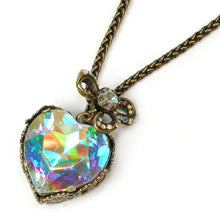 Load image into Gallery viewer, Hollywood Crystal Heart Pendant Necklace - Sweet Romance Wholesale