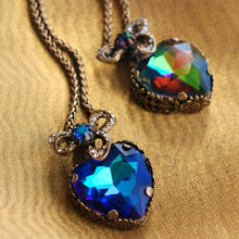 Load image into Gallery viewer, Hollywood Crystal Heart Pendant Necklace - Sweet Romance Wholesale