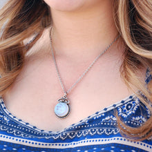 Load image into Gallery viewer, Iridescent Moon Pendant Necklace N1235 - Sweet Romance Wholesale