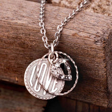 Load image into Gallery viewer, Love Coin Pendant Necklace N1240 - Sweet Romance Wholesale