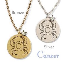 Load image into Gallery viewer, Retro Zodiac Coin Pendant Necklaces N1245 - Sweet Romance Wholesale
