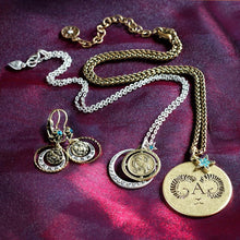 Load image into Gallery viewer, Retro Zodiac Coin Pendant Necklaces N1245 - Sweet Romance Wholesale