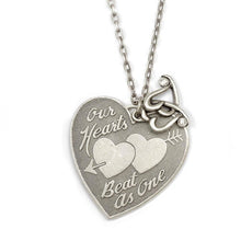 Load image into Gallery viewer, Our Hearts Beat as One Pendant Necklace N1248 - Sweet Romance Wholesale