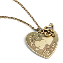 Load image into Gallery viewer, Our Hearts Beat as One Pendant Necklace N1248 - Sweet Romance Wholesale